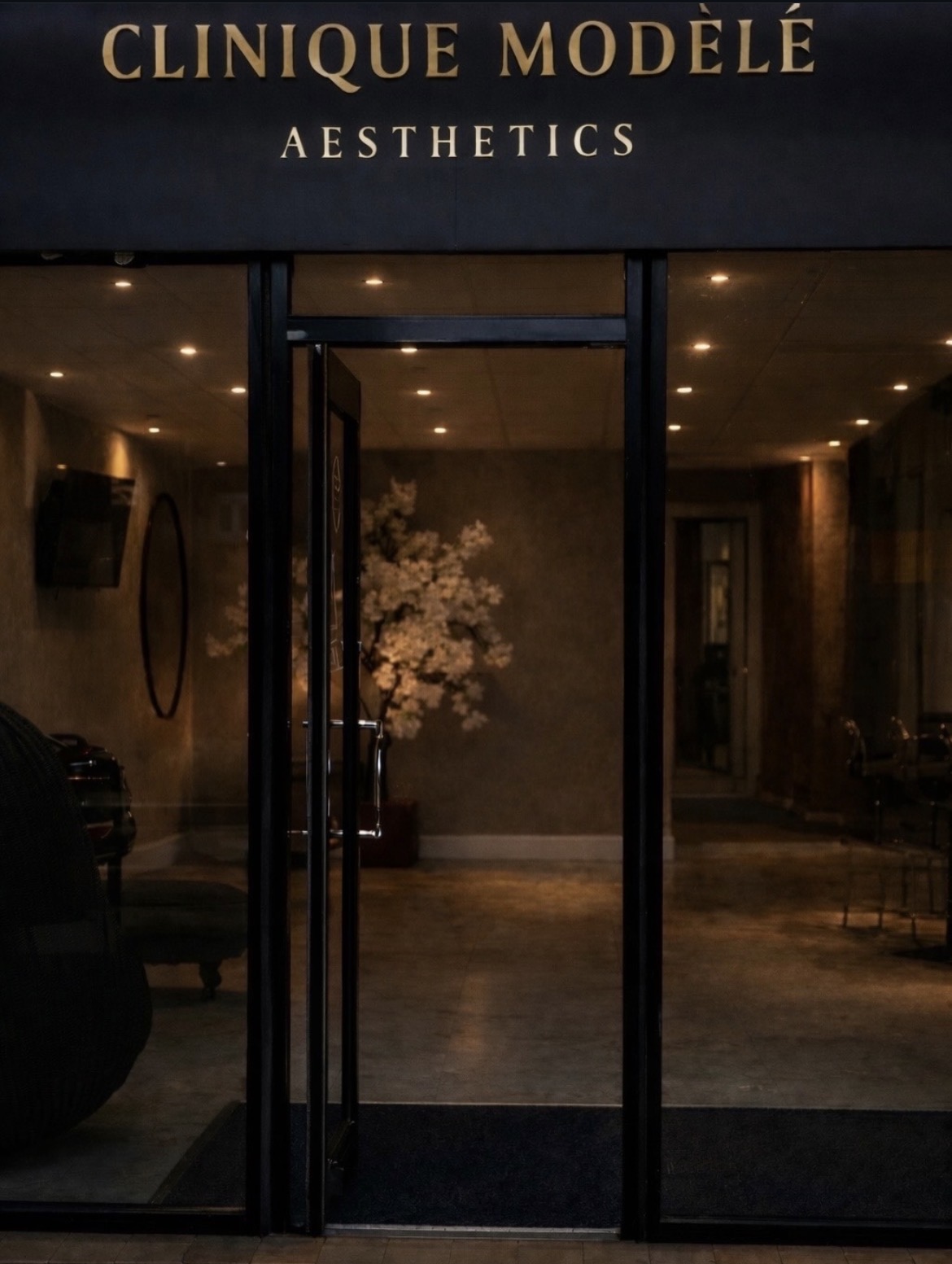 Clinique Modèlè Aesthetics shopfront on School Road, Tettenhall Wood